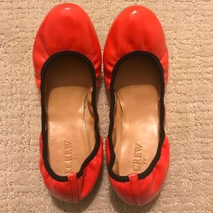 JCrew factory patent leather flats